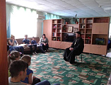 Иерей Роман Митяшин встретился с воспитанниками детского дома х. Калининский