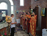 В день памяти святых мучеников Адриана и Наталии духовенство Багаевского благочиния совершило соборное богослужение