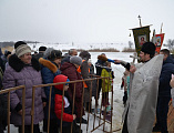 Чин Великого освящения воды на местном водоеме в г. Донецке