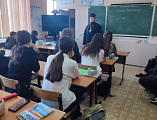 Открытый урок на тему: «Семейные отношения в Православной традиции» в средней школе хутора Кудинов, Багаевского благочиния