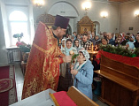 Чествование  прихожанок Донского храма в честь дня святых  жен-мироносиц