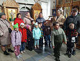 Дети в храме Донской иконы Божией Матери