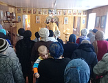 В храме в честь Архистратига Михаила хут. Пономарев в день отдания праздника Сретения Господня прошло торжественное богослужение