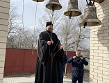 Преосвященнейший епископ Симон посетил новопостроенный храм в честь Веры, Надежды, Любови и матери их Софии в станице Багаевской