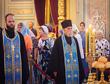 Преосвященнейший епископ Симон принимает участие в торжествах по случаю празднования в честь иконы Божией Матери «Донская»