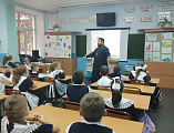 Беседа с третьеклассниками прошла в школе № 8 города Миллерово