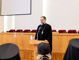 Сотрудник ОВЦС иерей Фёдор Шульга выступил перед духовенством Шахтинской епархии на тему «Актуальные межправославные отношения в контексте российской международной политики»