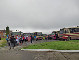 В Донском храме г. Новошахтинска встретили детей из Северодонецка