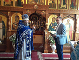 В хаме Владимирской иконы Божией Матери хутора Можаевка было совершено празднование престольного торжества