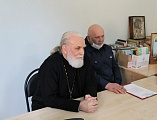 Протоиерей Константин Баранов принял участие в казачьем круге хуторского казачьего общества «Красновское»