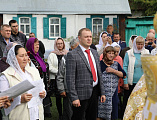 Преосвященнейший епископ Симон с архипастырским визитом посетил храм апостола Иоанна Богослова хутора Елань