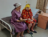 Исповедь и Причастие в доме престарелых поселка Садовый 