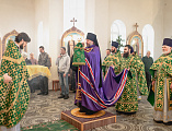 В престольный день Преосвященнейший епископ Симон совершил Божественную литургию в храме святого благоверного князя Александра Невского города Шахты
