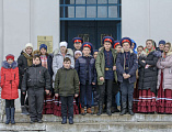 Успенский храм станицы Калитвенской посетили преподаватели и кадеты Шахтинского казачьего кадетского корпуса им. Я.П. Бакланова во главе с атаманом директором корпуса В.А. Бобыльченко
