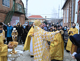 В престольный праздник Преосвященнейший епископ Симон совершил Божественную литургию в храме святого апостола Андрея Первозванного г. Миллерово