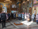 В праздник Благовещения Пресвятой Богородицы Преосвященнейший епископ Симон совершил Литургию в Покровском кафедральном соборе города Шахты