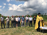 Перед началом уборки озимой пшеницы в Советском районе совершен молебен на начало всякого доброго дела