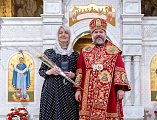Праздник Светлого Христова Воскресения в Покровском кафедральном соборе города Шахты продолжился великой вечерней
