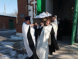 Отпевание протоиерея Петра Почтового состоялось в храме святителя Тихона Задонского станицы Кривянской