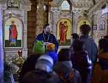 В храме Всех святых, в земле Русской просиявших, г. Каменск-Шахтинский в рамках мероприятий «Сретенские встречи» протоиерей Виталий Крейдич провел беседу с учащимися 10 классов коррекционной школы № 15