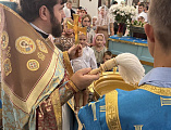 Молебен перед новым учебным годом в станице Никольской