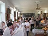 В храме в честь великомученика и целителя Пантелеимона города Гуково состоялась детская Божественная литургия