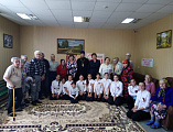 Поздравление с Пасхой Христовой в доме престарелых п. Садовый