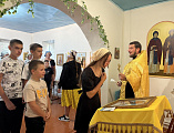 Молебен перед новым учебным годом в Боковской
