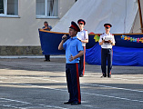 В казачьем кадетском корпусе им. Якова Бакланова состоялось торжественное построение в честь Дня знаний