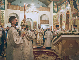 В ночь с 6 на 7 января в соборе Покрова Пресвятой Богородицы встретили Рождество Христово