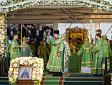 В день памяти преподобного Сергия Радонежского епископ Симон сослужил Предстоятелю Русской Церкви в Троице-Сергиевой лавре