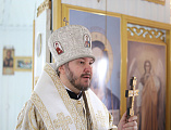 Преосвященнейший епископ Симон совершил Божественную литургию в храме святого благоверного князя Александра Невского г. Шахты