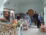 Иерей Сергий Липень совершил молебен перед началом посевной в пос. Новозарянский