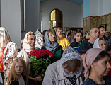 Приход Покровского кафедрального собора поздравил настоятеля иерея Александра Теличкина с 40-летним юбилеем