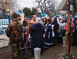 Крестные хода и молебны прошли в Покровском храме г. Новошахтинска