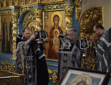 Протоиерей Роман Амплеев молитвенно почтил память архимандрита Модеста (Потапова)