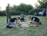 В ст. Боковской прошли военно-полевые сборы допризывной казачьей молодежи Верхне-Донского округа