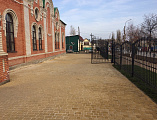 Завершился очередной этап благоустройства прилегающей храмовой территории Державного прихода города Донецка