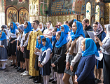 Приход Покровского кафедрального собора поздравил своего настоятеля иерея Александра Теличкина с днем рождения