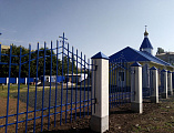 Завершилось ограждение территории строящегося храма святого Иосифа Обручника г. Шахты