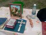 В хуторе Усьман Багаевского района создается православный приход в честь святого великомученика Георгия Победоносца