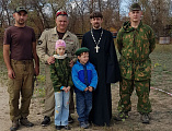 Протоиерей Андрей Поздняков посетил военно-спортивное мероприятие и пообщался с детьми-инвалидами