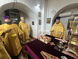 С архипастырским визитом Преосвященнейший епископ Симон посетил приход великомученицы Параскевы станицы Манычской