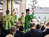 В день памяти преподобного Сергия Радонежского епископ Симон сослужил Предстоятелю Русской Церкви в Троице-Сергиевой лавре