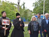 Иеромонах Арсений (Алимов) принял участие в митингах, посвященных 79-й годовщине со дня победы в Великой Отечественной войне