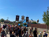 Пасхальный крестный ход в слободе Никольской