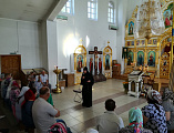 Монахиня Мария (Литвинова), насельница Свято-Елисаветинского монастыря (г. Минск) провела встречу с прихожанами Троицкого храма г. Каменск-Шахтинский