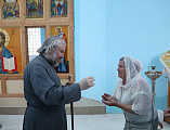 Епископ Симон возглавил молитву у святынь в старинном казачьем храме святителя Николая Чудотворца станицы Еланской