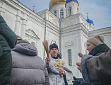 Приход храма Успения Пресвятой Богородицы станицы Гундоровской молитвенно встретил праздник Крещения Господня