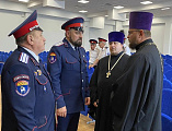 В Старостаничной школе прошёл Большой Круг Окружного казачьего общества Донецкий Округ